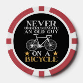 Grappige Fiets Humor Poker Chips (Voorkant)
