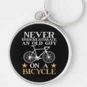 Grappige Fiets Humor Sleutelhanger (Voorkant)