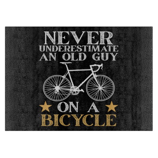 Grappige Fiets Humor Snijplank (Voorkant)