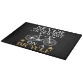 Grappige Fiets Humor Snijplank (Hoek)