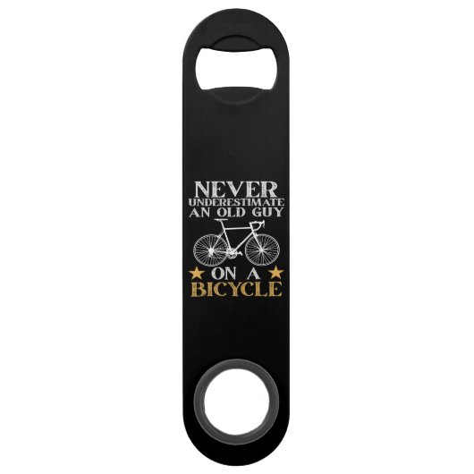 Grappige Fiets Humor Speed Flessenopener (Voorkant)