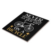 Grappige Fiets Humor Tegeltje (Zijkant)