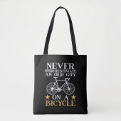 Grappige Fiets Humor Tote Bag (Voorkant)