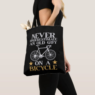 Grappige Fiets Humor Tote Bag