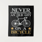 Grappige Fiets Humor Wandkleed (Voorkant)