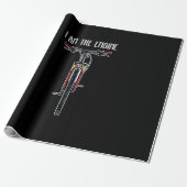 Grappige fiets ik ben de motor cadeaupapier (Uitgerold)