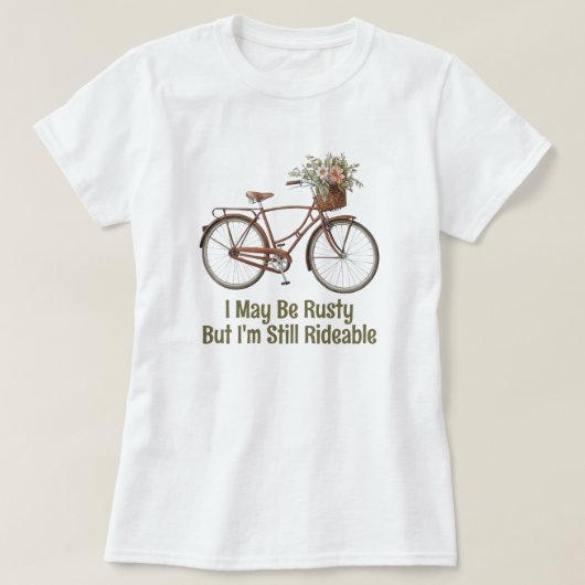 Grappige  fiets t-shirt (Design voorkant)
