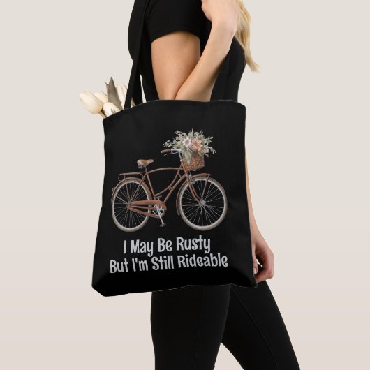 Grappige  fiets tote bag (Dichtbij)