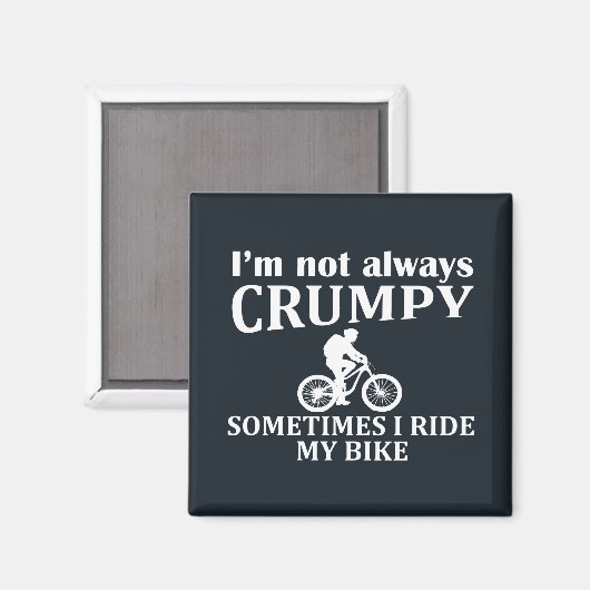 grappige fietscitaten magneet (Voorkant / Achterkant)