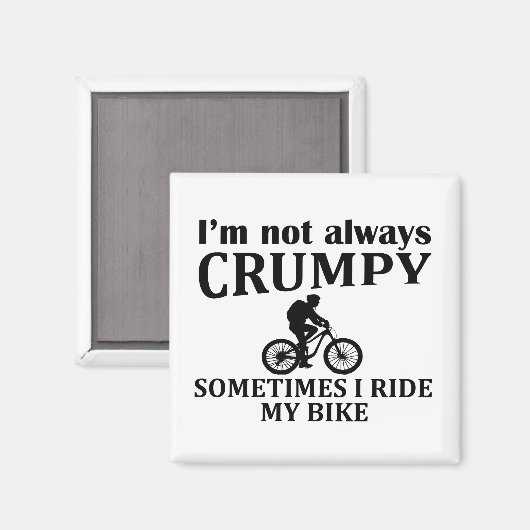 grappige fietscitaten magneet (Voorkant / Achterkant)