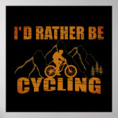 grappige fietscitaten poster (Voorkant)