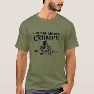 Grappige fietscitaten t-shirt