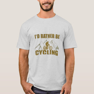 Grappige fietscitaten t-shirt
