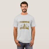 Grappige fietscitaten t-shirt (Voorkant volledig)
