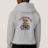 **Grappige Fietsende Hond – Cute Hond op een Fiets (Achterkant)