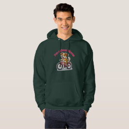 **Grappige Fietsende Hond – Cute Hond op een Fiets Hoodie