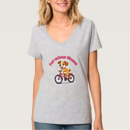**Grappige Fietsende Hond – Cute Hond op een Fiets T-shirt