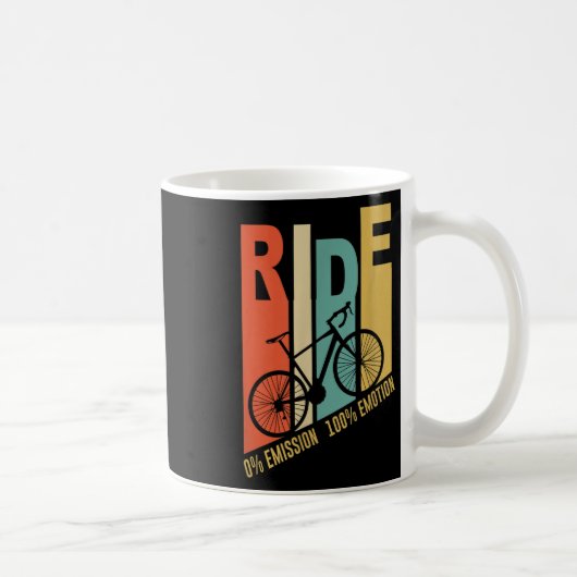 Grappige fietser Fiets Cadeau Milieubescherming Koffiemok (Rechts)
