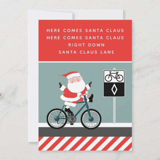 Grappige Fietser Fietsen Vakantie Kaart (Voorkant)