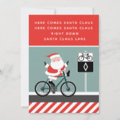 Grappige fietser fietsvakantiewenskaart (Voorkant)