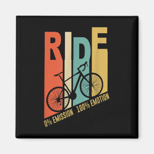 Grappige Fietser Gift Milieubescherming Magneet