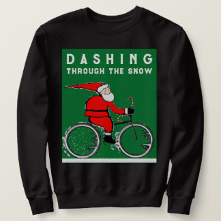 Grappige Fietser Kerstmis Trui