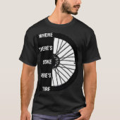 Grappige fietser t-shirt (Voorkant)