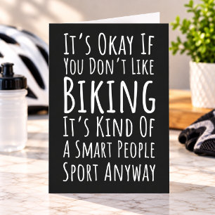 Grappige Fietskaarten Fietsen Fietser Humor Fietse Kaart