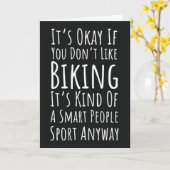 Grappige Fietskaarten Wielrennen Wielrenner Humor  Kaart (Gele Bloem)