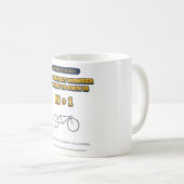 Grappige fietsmok koffiemok (Voorkant rechts)
