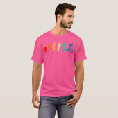 Grappige fietsmotorcrossers van Man BMX T-shirt (Voorkant volledig)