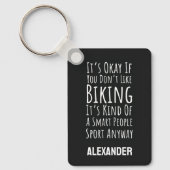 Grappige Fietsritten Sleutelhanger (Voorkant)