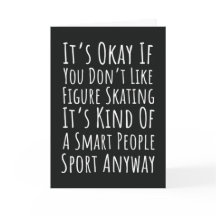 Grappige Figuurschaatsen Kaarten Schaatsen IJsscha