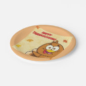 Grappige fijne Thanksgiving Papieren Bordje (Gekanteld)