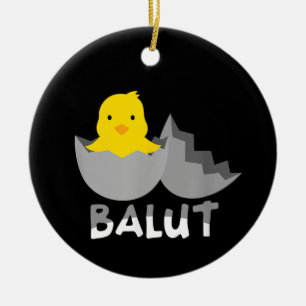 Grappige Filipijnse Balut Keramisch Ornament