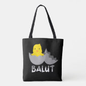 Grappige Filipijnse Balut Tote Bag (Achterkant)