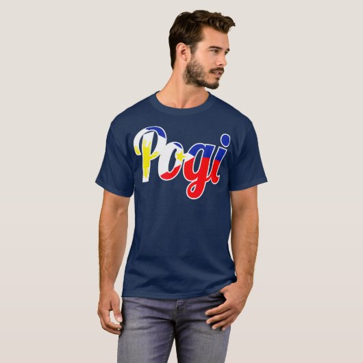 Grappige Filipijnse Pride Pogi Gwapo Cool T-shirt (Voorkant volledig)