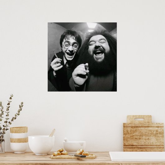 Grappige film bw poster (Keuken)