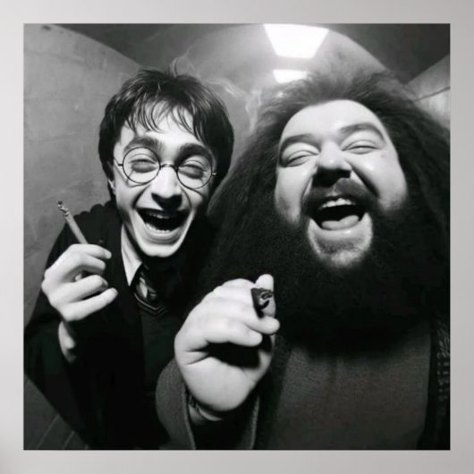 Grappige film bw poster (Voorkant)