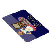 Grappige film Liefdevolle huisvrouw Retro Art Fun Magneet (Rechterzijde)