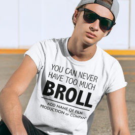 Grappige filmproducent Videograaf Filmmaker Joke T-shirt