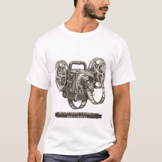 Grappige Filmprojector T-shirt