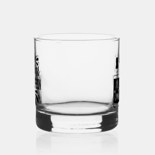 grappige first bourbon word art whisky glas (Links)