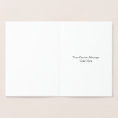 Grappige Fitmas Folie kerst Kaart (Binnen)