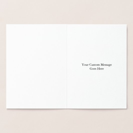 Grappige Fitmas Folie kerst Kaart (Binnen)