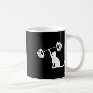 Grappige Fitness Gewicht Kracht Gym Kat Tillen Voo Koffiemok