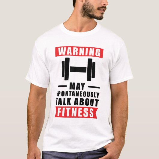 Grappige Fitness / Gym Ontwerp T-shirt (Voorkant)
