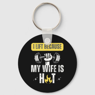 Grappige Fitness Gym Rat Ik Til Omdat Mijn Vrouw H Sleutelhanger