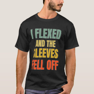 Grappige fitness workout bodybuilding fitness mouw t-shirt