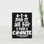 Grappige Fitness Workout Gym Gewichtheffen Bodybui Kaart (Voorkant)